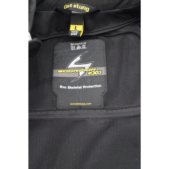 Scorpion XDR Mens Textile Motorcycle Jacket Black/Gray Size L - Picture 9 of 10
